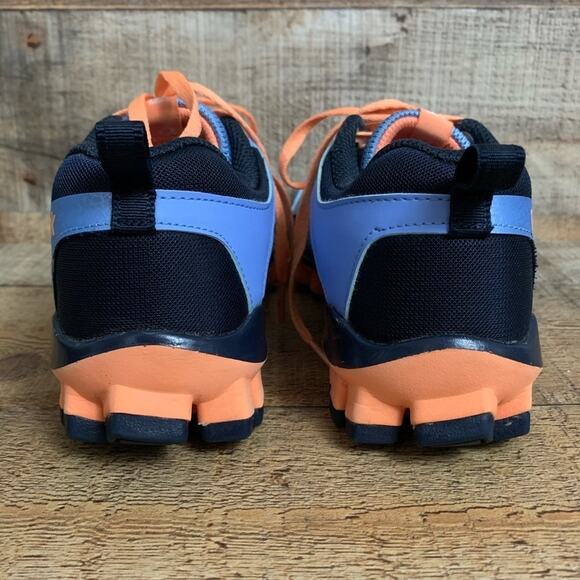 Reebok Realflex 3D Fuseframe Running Shoes Blue Orange Size 7 - Picture 5 of 9